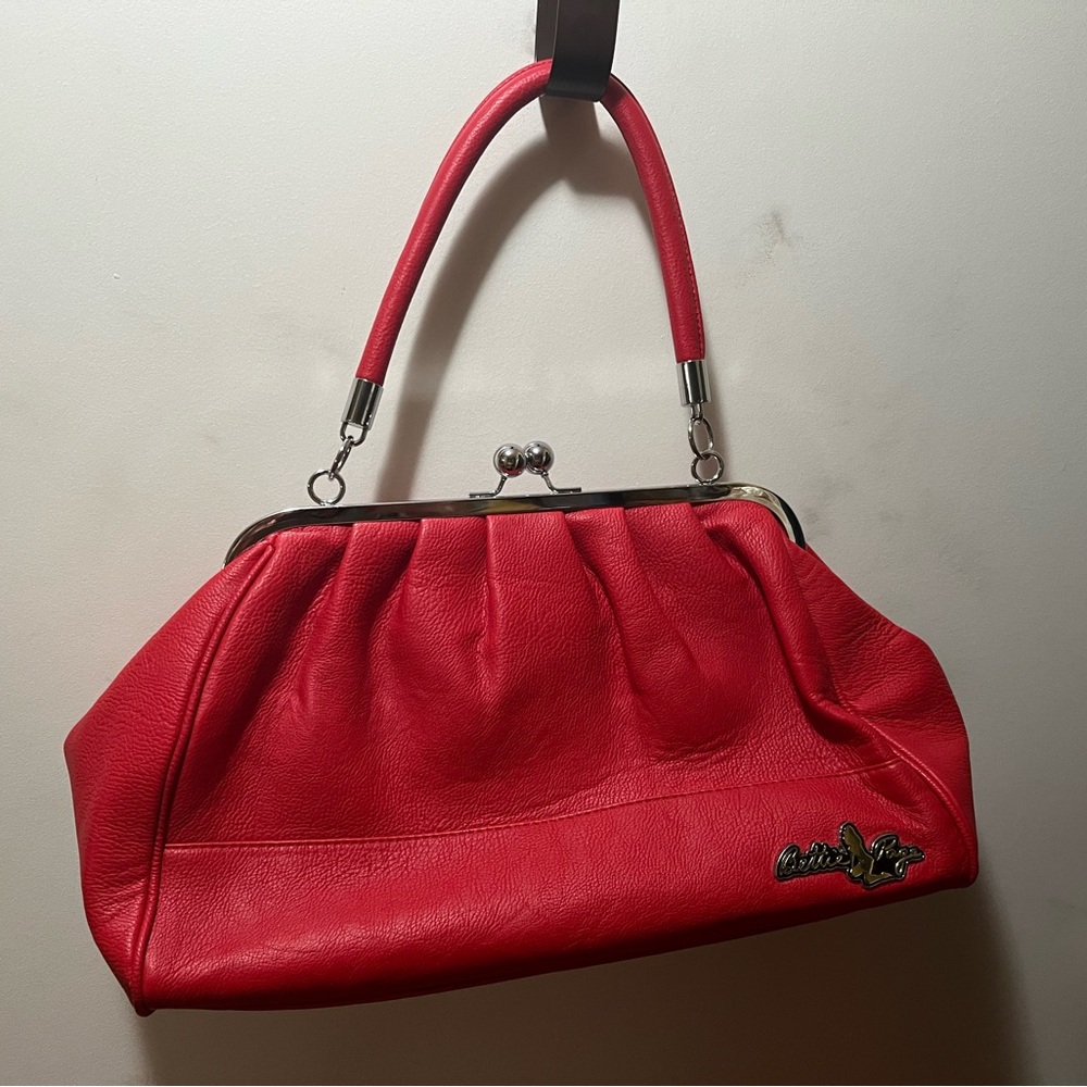 Retired red Bettie Page Purse HTF